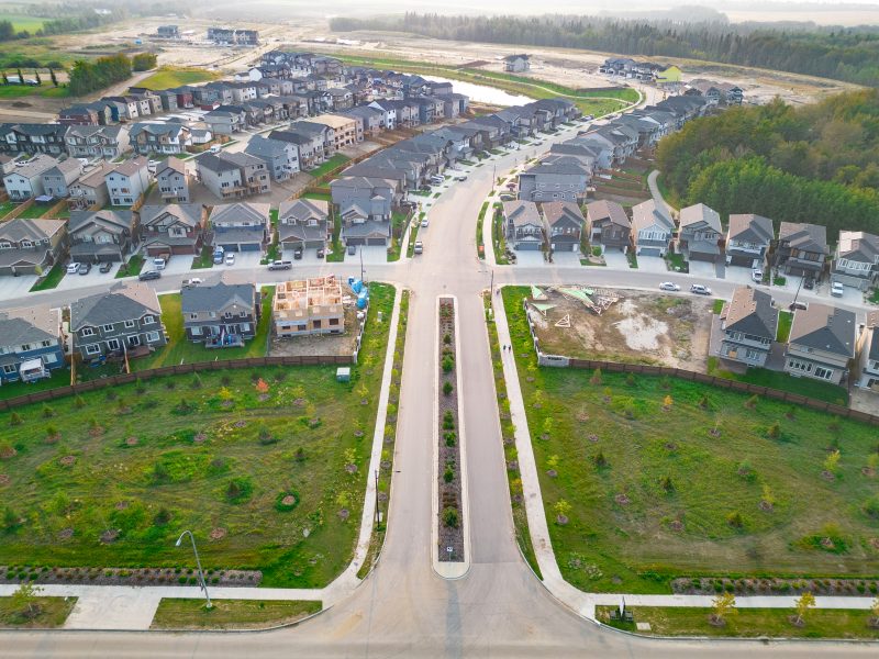 Kinglet by Big Lake aerial overview