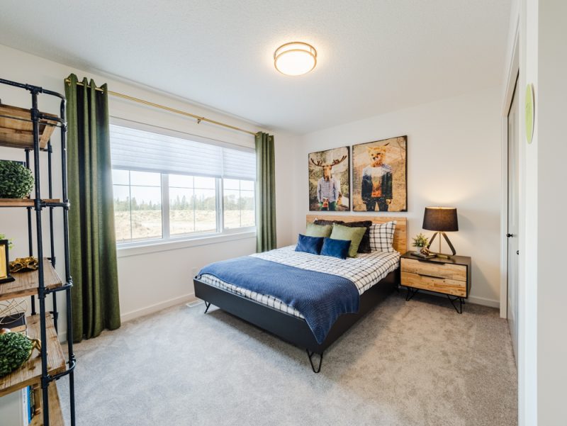 Bedrock Homes Elena F Front Garage Showhome Bedroom