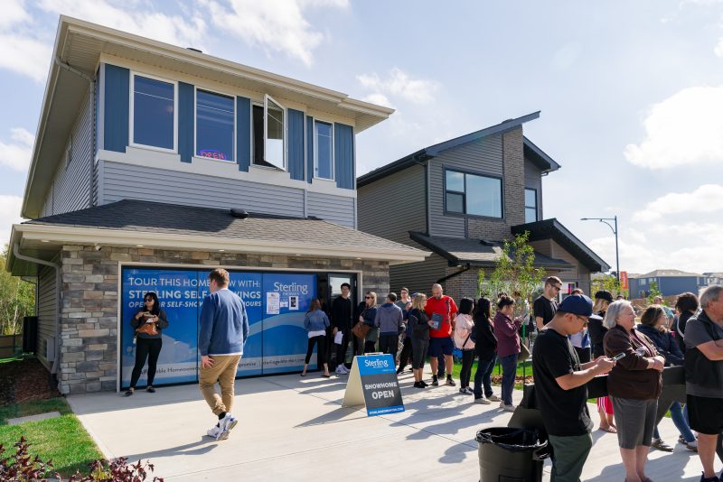 Kinglet showhomes during the Big Lake Community Event 2023