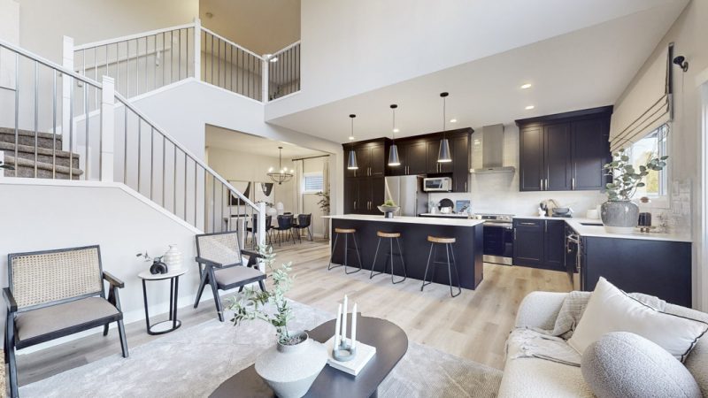Main floor of Sterling Home's Atlas Showhome in Kinglet by Big Lake