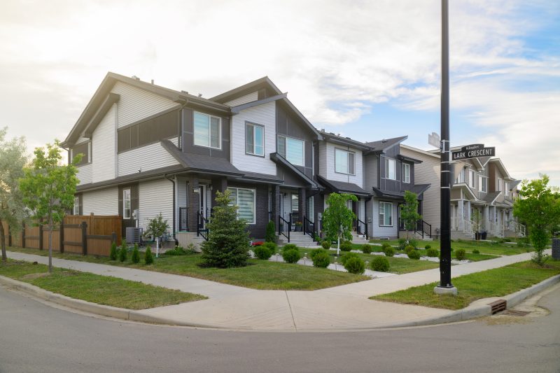 Laned homes in Kinglet by Big Lake