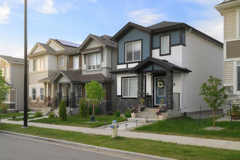 Laned homes in Kinglet by Big Lake