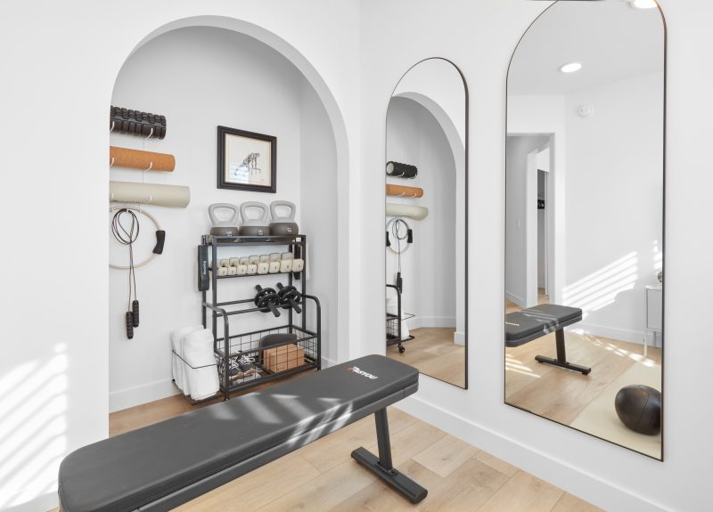 Secondary Room in Streetside's Harlow Townhome Showhome in Kinglet by Big Lake