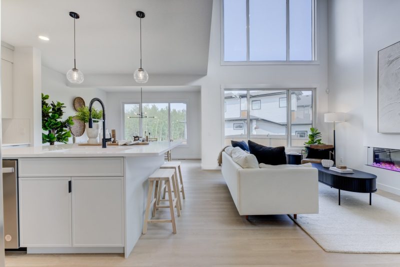 Main floor in City Homes Brantford M Showhome in Kinglet by Big Lake